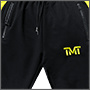 Вышивка логотипа TMT на спортивных штанах