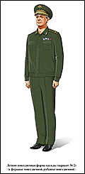 Генерал, летняя повседневная форма, в повседневной рубашке с длинным рукавом