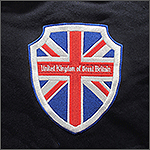 Вышивка британского флага на толстовке HoodieBuddie