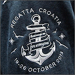 Вышивка на толстовке HoodieBuddie для регаты X-RUSSIAN Sailing Cup 2013