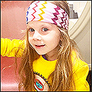 Детская вышивка на свитшоте для девочки FLASHIN