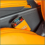Вышивка на держателе для ремня безопасности в Audi TT