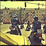 Фото байкеров на мотоцикле