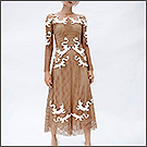 Платье из сетки с вышивкой от Алены Ахмадуллиной