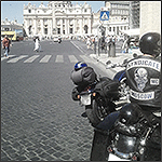 Русские байкеры в Ватикане
