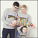 Детская одежда с надписями Superfamily от Flashin' с нашей вышивкой