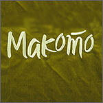 Вышивка на крое под подушку логотипа Макото