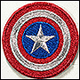 Вышивка, готовые работы Капитан Америка