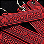 Вышитые брелоки с логотипом Redspades. Фото