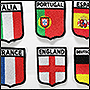 Нашивки-флаги в виде гербов