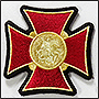 Офицерская кокарда в виде Георгиевского креста