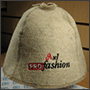 Банная шапка с логотипом