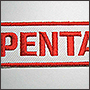 Вышить логотип Pentax