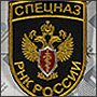 Нашивка на рукав Спецназ РНК России с золотым шитьём