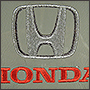 Вышивка для авто на коже эмблемы Honda