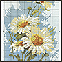 Схема вышивки цветов крестиком: полевые цветы
