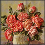 Вышивка роз лентами Елены Лисовицкой