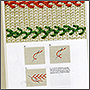 Простые схемы вышивки по вязаному. Вышивка цветов на вязаных изделиях
